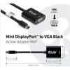 CLUB3D MiniDisplayPort™ į VGA juodas aktyvus adapteris M/F