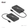 “CLUB3D” USB Gen2 Type-C į dvigubą DisplayPort 4k60Hz 7-in-1 HUB