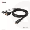 CLUB3D HDMI į VGA laidas M/M 2 m / 6,56 pėd. 28AWG