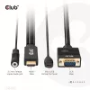 CLUB3D HDMI į VGA laidas M/M 2 m / 6,56 pėd. 28AWG