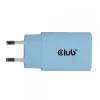 CLUB3D 2-Pack USB C Charger 30 Watt Whit, Patalpose, AC, Mėlynas