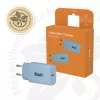 CLUB3D 2-Pack USB C Charger 30 Watt Whit, Patalpose, AC, Mėlynas