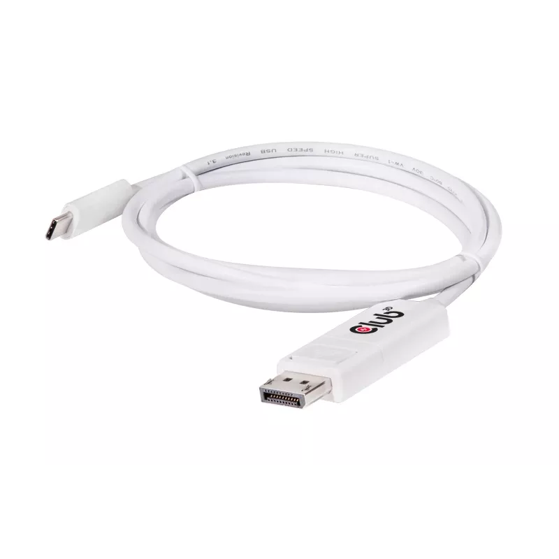 CLUB3D USB 3.1 Type C laidas prie DisplayPort 1.2 UHD adapterio