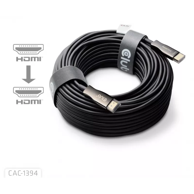 CLUB3D CAC-1394 Ultra High Speed AOC kabelis 4K120Hz/8K60Hz Unidirectional M/M 100m