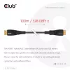 CLUB3D CAC-1394 Ultra High Speed AOC kabelis 4K120Hz/8K60Hz Unidirectional M/M 100m