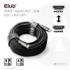 Club 3D HDMI Hybrid AOC kabelis 8K60Hz / 4K120Hz 50 m, HDMI tipo A kištukas–kištukas