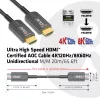 CLUB3D Itin Spartus HDMI™ sertifikuotas AOC laidas 4K120Hz/8K60Hz Vienkryptis M/M 20m