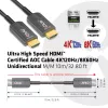 CLUB3D Itin didelės spartos HDMI™ sertifikuotas AOC laidas 4K120Hz/8K60Hz Vienkryptis Kišt./Kišt. 10 m/32.80 pėd.