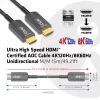 CLUB3D Ultra High Speed HDMI™ sertifikuotas AOC laidas 4K120Hz/8K60Hz vienkryptis M/M 15m/49.21ft