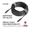 CLUB3D USB Gen 2 Type C Active Optical kabelis A/V Unidirectional M/M 20 m