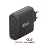 CLUB3D kelioninis įkroviklis 100 W GaN technologija, keturi prievadai USB Type-A (2 vnt.) ir -C (2 vnt.), Power Delivery (PD) 3.0 palaikymas