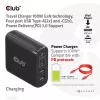 CLUB3D kelioninis įkroviklis 100 W GaN technologija, keturi prievadai USB Type-A (2 vnt.) ir -C (2 vnt.), Power Delivery (PD) 3.0 palaikymas