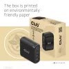 CLUB3D kelioninis įkroviklis 100 W GaN technologija, keturi prievadai USB Type-A (2 vnt.) ir -C (2 vnt.), Power Delivery (PD) 3.0 palaikymas