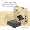 CLUB3D kelioninis įkroviklis 132W su GaN technologija, keturi prievadai USB Type-A ir -C, palaiko Power Delivery (PD) 3.0