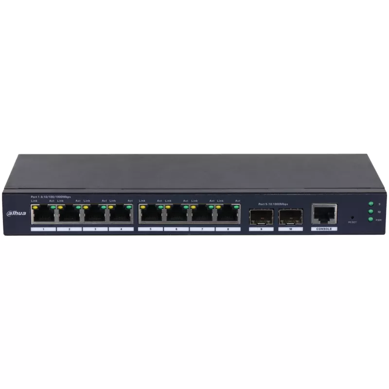 Dahua Technology SG4010-2F valdomas L2 Gigabit Ethernet (10/100/1000) juodas