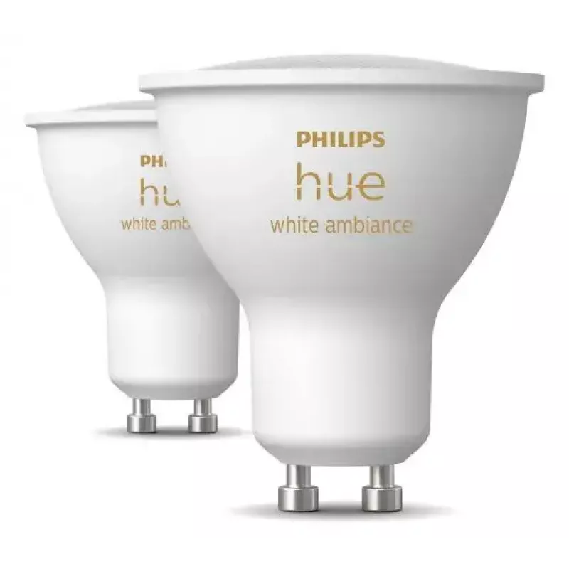 Philips Hue White ambience GU10 – išmanusis prožektorius – (2 vnt. pakuotė)