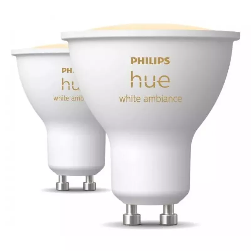 Philips Hue White ambience GU10 – išmanusis prožektorius – (2 vnt. pakuotė)