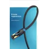 Vention Cat.8 SFTP komutacinis kabelis 0,5 m juodas RJ-45 auksuotas