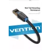 Vention Cat.8 SFTP komutacinis kabelis 0,5 m juodas RJ-45 auksuotas
