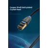Vention Cat.8 SFTP komutacinis kabelis 0,5 m juodas RJ-45 auksuotas