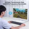 Vention Cat.8 SFTP komutacinis kabelis 0,5 m juodas RJ-45 auksuotas