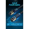 Vention Cat.8 SFTP komutacinis kabelis 0,5 m juodas RJ-45 auksuotas