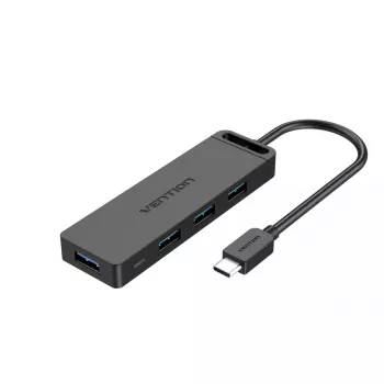 Vention TGKBB USB šakotuvas 3.2 Gen 1 Type-C 5000 Mbit/s juodas