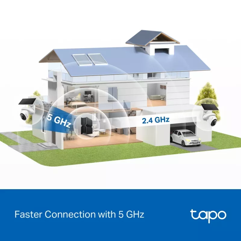IP apsaugos kamera TP‑Link Tapo C660 KIT — 8 MP 3840×2160, 4 mm objektyvas, 20 fps, Wi‑Fi ir eternetas, lauko IP65, IR naktinis matymas 12 m