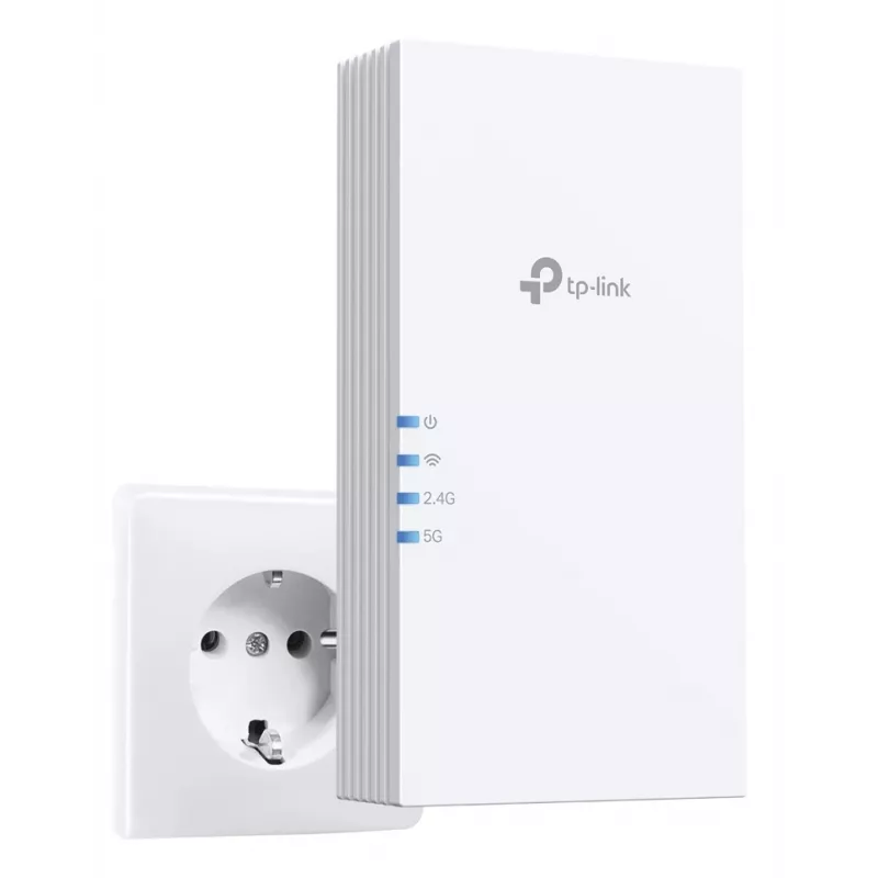 Belaidžio ryšio plėtiklis TP-Link RE220BE — dviejų juostų 2,4/5 GHz, 802.11ac, 2 išorinės antenos, 100–240 V įvestis