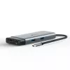 USB Type-C šakotuvas TP-Link UH7021C — HDMI, USB 3.2 Gen1, USB 2.0, SD/microSD, 5000 Mbit/s, aliuminis juodas