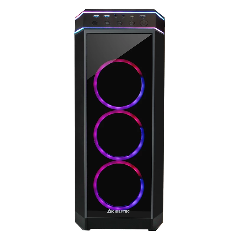 Chieftec Stallion II Midi Tower Juoda