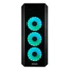 PC Midi Tower korpusas CHIEFTEC SCORPION 3 GL-03B-UC-OP — juodas, grūdintas stiklas, ATX/Micro-ATX, 3x120mm priekiniai + 1x120mm galinis ventiliatoriai