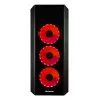 PC Midi Tower korpusas CHIEFTEC SCORPION 3 GL-03B-UC-OP — juodas, grūdintas stiklas, ATX/Micro-ATX, 3x120mm priekiniai + 1x120mm galinis ventiliatoriai