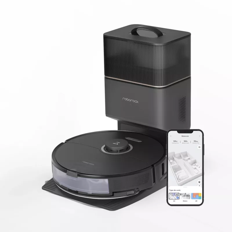 Roborock S8+ 0.35 L juoda