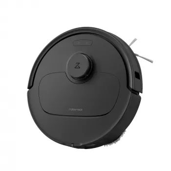 Roborock dulkių siurblys Q Revo L — apvalus robotas su dulkių maišeliu, 0,33 l dulkių talpa, 2,7 l bazė, 180 min veikimo laikas, 5200 mAh, juodas