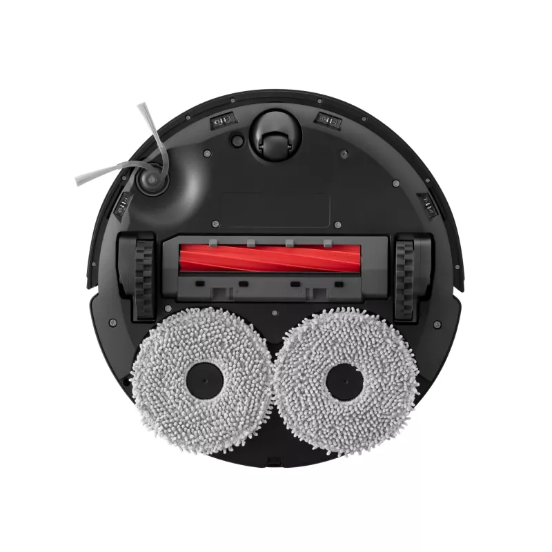 Roborock dulkių siurblys Q Revo L — apvalus robotas su dulkių maišeliu, 0,33 l dulkių talpa, 2,7 l bazė, 180 min veikimo laikas, 5200 mAh, juodas
