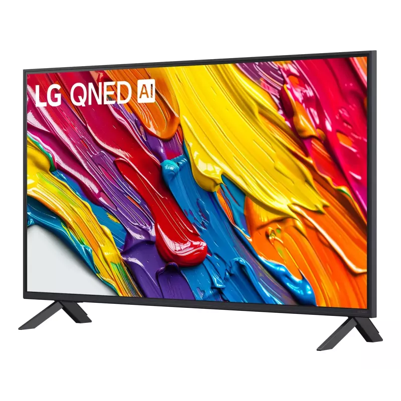LG QNED 43QNED82A3B televizorius 109,2 cm (43 col.) 4K Ultra HD išmanusis televizorius su „Wi-Fi“, juodos spalvos