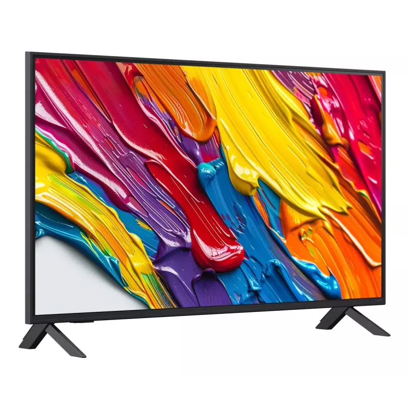 LG QNED 43QNED82A3B televizorius 109,2 cm (43 col.) 4K Ultra HD išmanusis televizorius su „Wi-Fi“, juodos spalvos