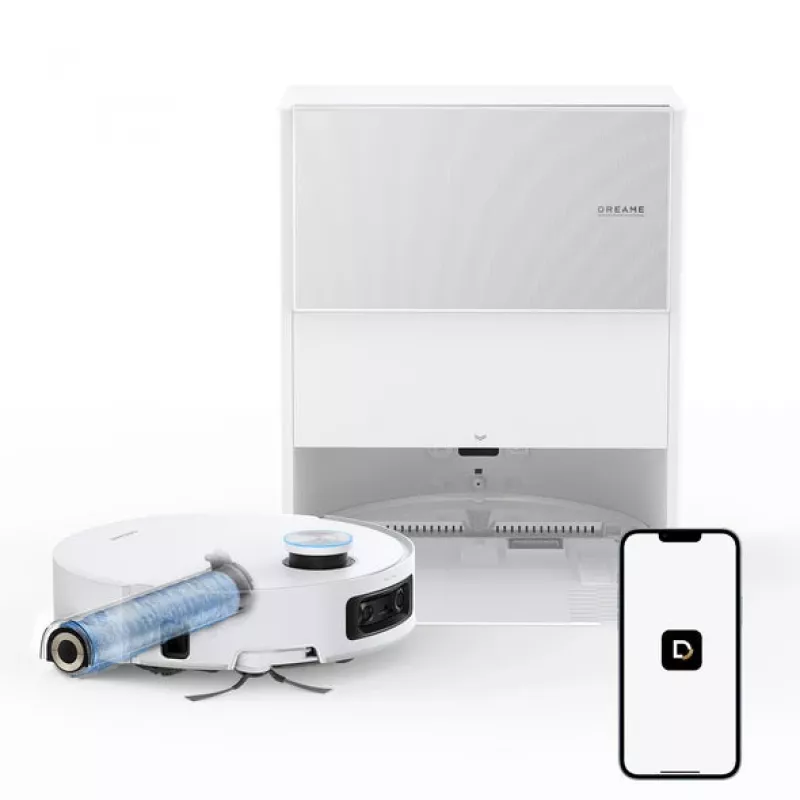 Robot dulkių siurblys Dreame Aqua10 Ultra Roller Complete white