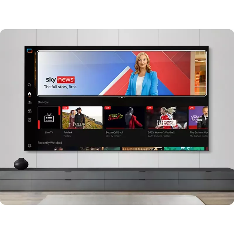 Televizorius Samsung 65 colių Neo QLED QN85F 4K UHD — 65 coliai (163 cm), Neo QLED, 3840×2160, Tizen, sidabrinis