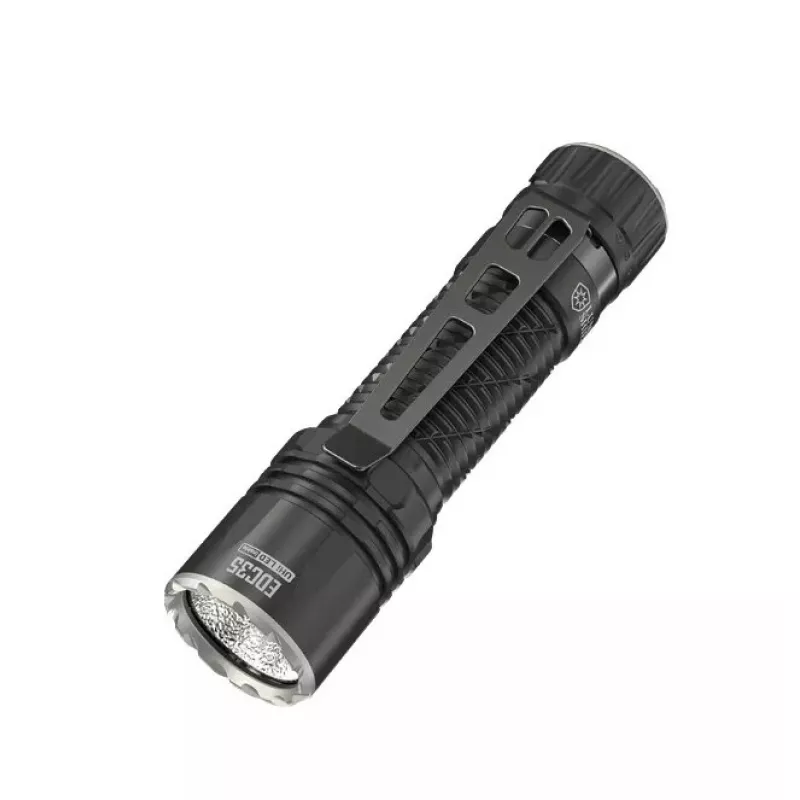 Rankinis žibintuvėlis Nitecore EDC35, 40 LED, 6000 mAh, IP68, aliuminis/nerūdijantis plienas, 171 g, juodas