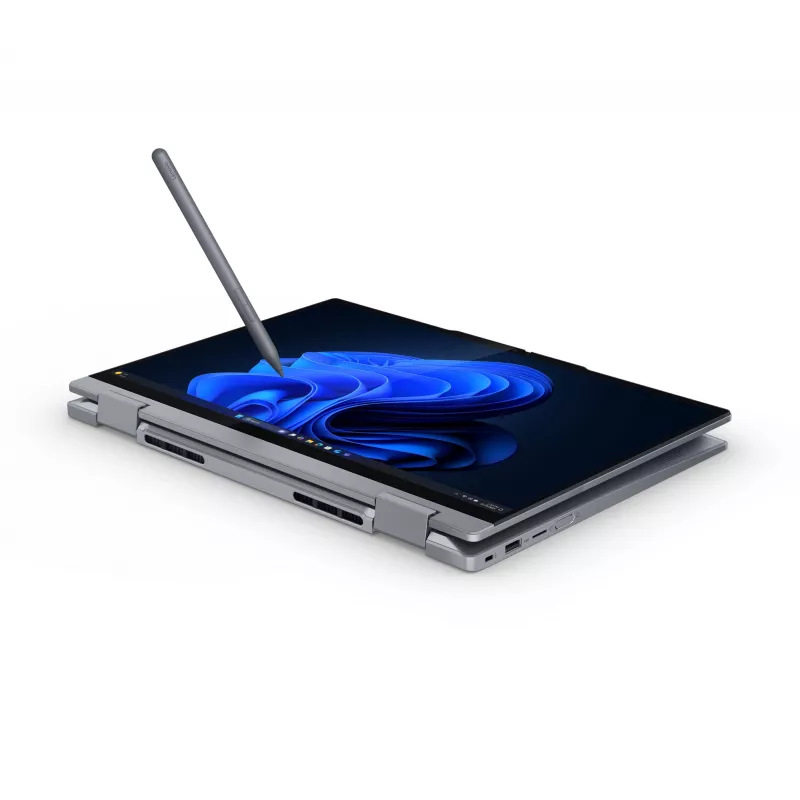 Hibridinis nešiojamas kompiuteris Lenovo ThinkBook 14 2-in-1 G5 IAU — 14 colių WUXGA, Intel Core Ultra 5 225U, 16 GB RAM, 512 GB SSD, Windows 11 Pro, pilka