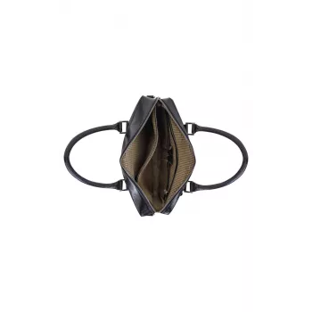dbramante1928 Rosenborg - 14 col. - juoda N.E., portfelis, 35,6 cm (14 col.), peties dirželis, 1,05 kg