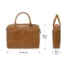 dbramante1928 Rosenborg - 16 col. - Tan N.E., portfelis, 40,6 cm (16 col.), Petnešėlė, 1,17 kg
