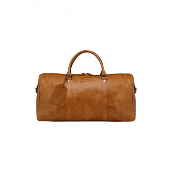 dbramante1928 Kastrup 2 savaitgalio krepšys – rudas, Unisex, rankinė, užtrauktukas, priekinė kišenė, Indija, rudas
