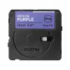 Etikečių gamybos juosta Brother BTAG-F31 juoda ant violetinės 1,2 cm 4 m
