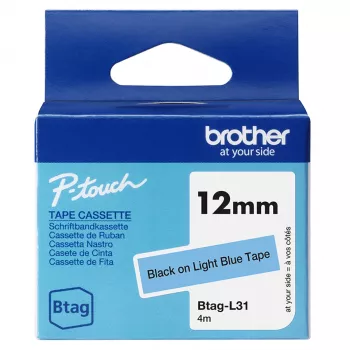 Etikečių gamybos juosta Brother BTAG-L31 1,2 cm 4 m