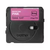 Etikečių juosta Brother BTAG-P35 Balta ant rožinės 1,2 cm 4 m