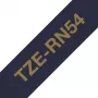Brother TZE-RN54 ženklinimo juostelė Auksinė ant tamsiai mėlynos