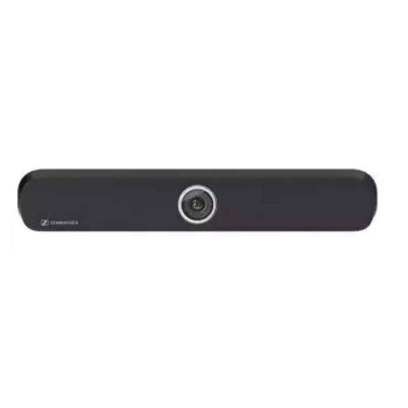 Microphone Sennheiser TEAMCONNECT BAR S VIDEO BAR — integruoti garsiakalbiai, triukšmo slopinimas, USB/prijunk ir naudok